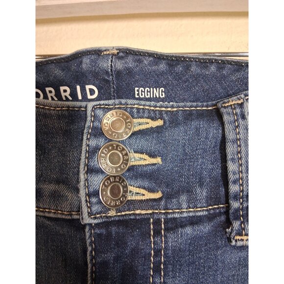 Torrid Jegging Denim Blue Jeans Size 10S - Picture 3 of 7